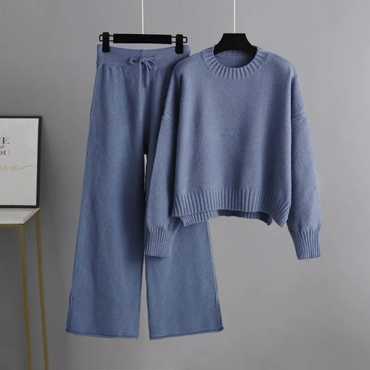 NORA | Gebreide Dames Lounge Set – Zacht, Warm & Ideaal Voor Ontspanning