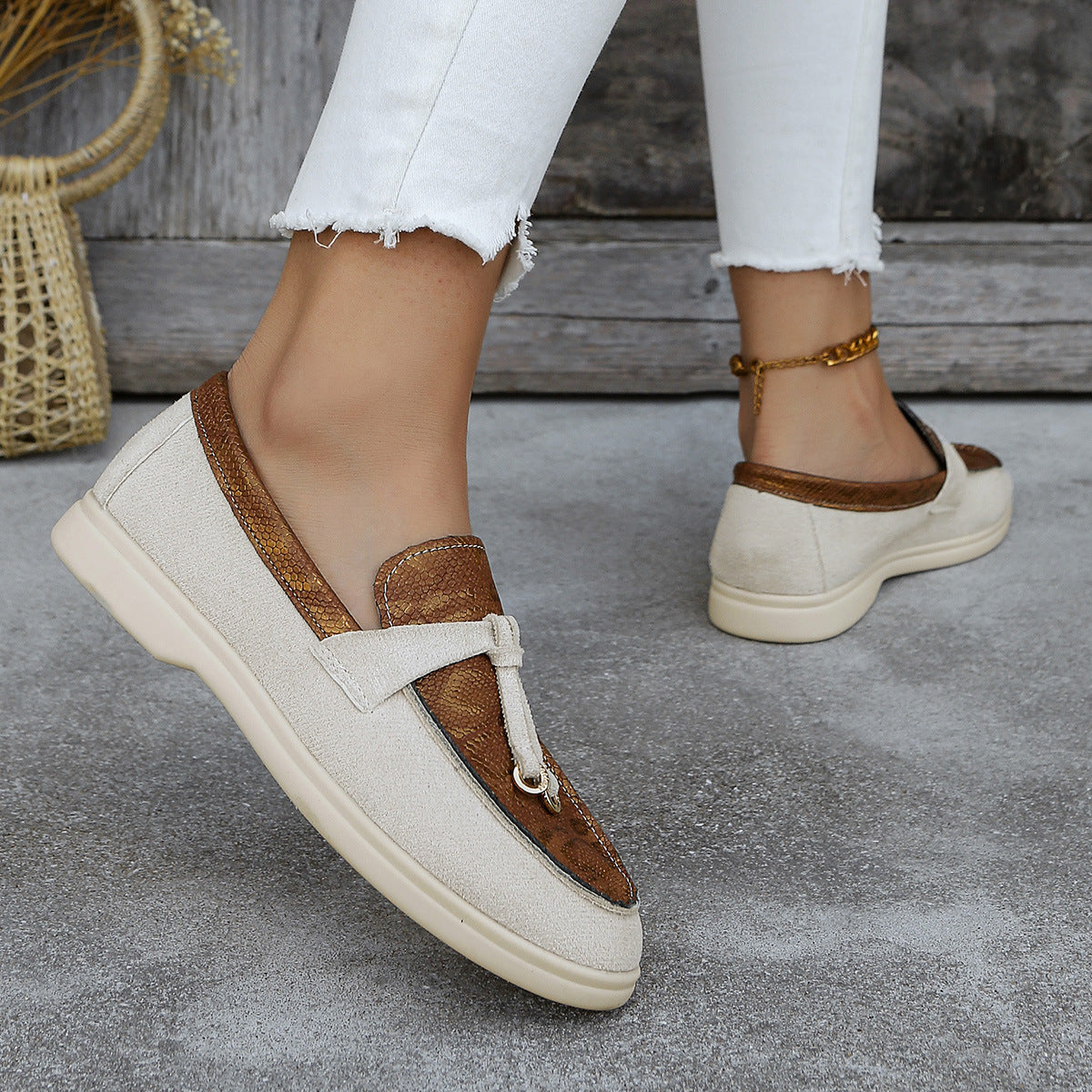 TESSA | Comfortabele Damesloafers – Uniek Design in Luipaard, Artistiek of Slangenprint