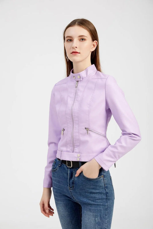 Elegante Leren Jas Voor Dames – Tijdloos, Duurzaam & Comfortabel