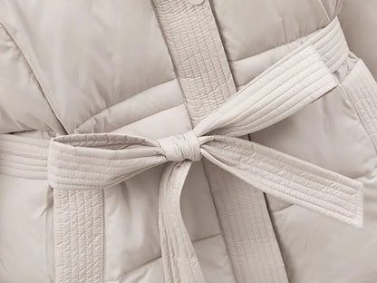 Dames Winterjas Parka Met Ceintuur | Ultieme Warmte & Verfijnde Silhouet