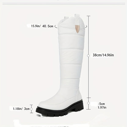 Warme Dames Winterlaarzen | Anti-Slip Halflange Laarzen Met Dikke Zool & Comfortabele Steun