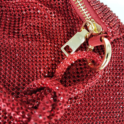 AVA | Glitter Dames Tas Met Kettinghengsel – Luxe, Verfijnd, Compact