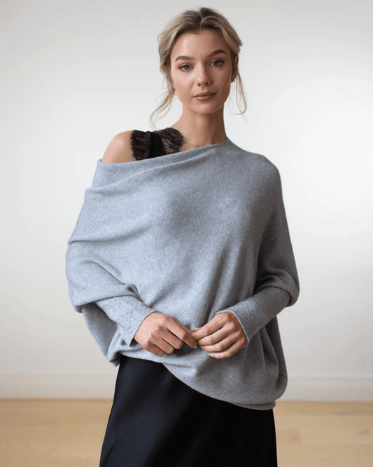 NOELLE | Stijlvolle Off Shoulder Dames Trui – Losvallend, Vrouwelijk & Perfect Voor Het Najaar