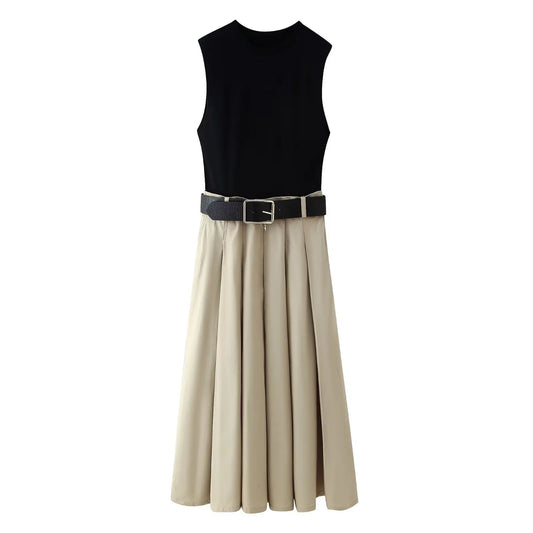 MAUD | Elegante Rokjurk Voor Dames Met Bijpassende Riem, Zakken & Rits – Tijdloos, Elegant & Comfortabel Voor Elke Dag