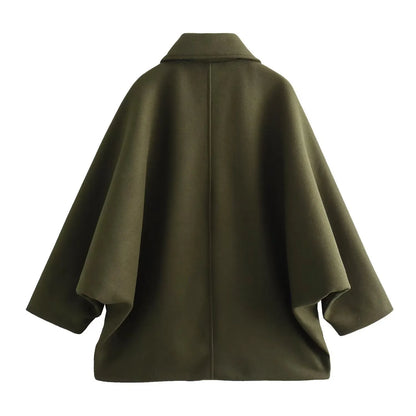 ISOLDE | Nette Wollen Damesjas / Trenchcoat – Tijdloze Elegantie en Warmte