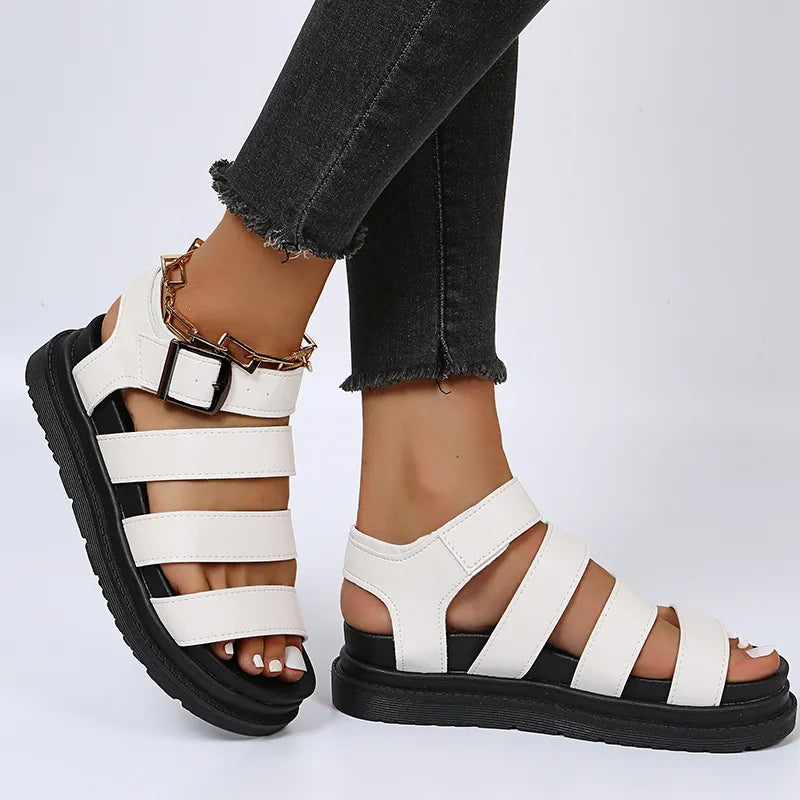 AMIA | Verstelbare Sandalen Voor Dames Romeinse Stijl - Comfortabel, Stijlvol & Elegant