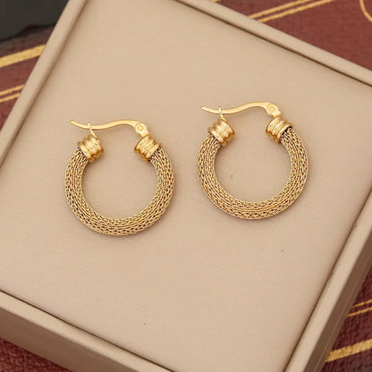 MIKA | Gouden Dames Oorringen in Luxe Vintage Style - Stijlvol, Luxe & Elegant