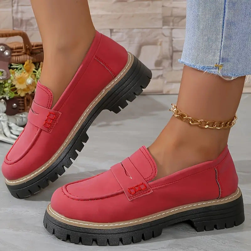 GRACE Platform Loafers - Stijlvol, Stevig en Supercomfortabel
