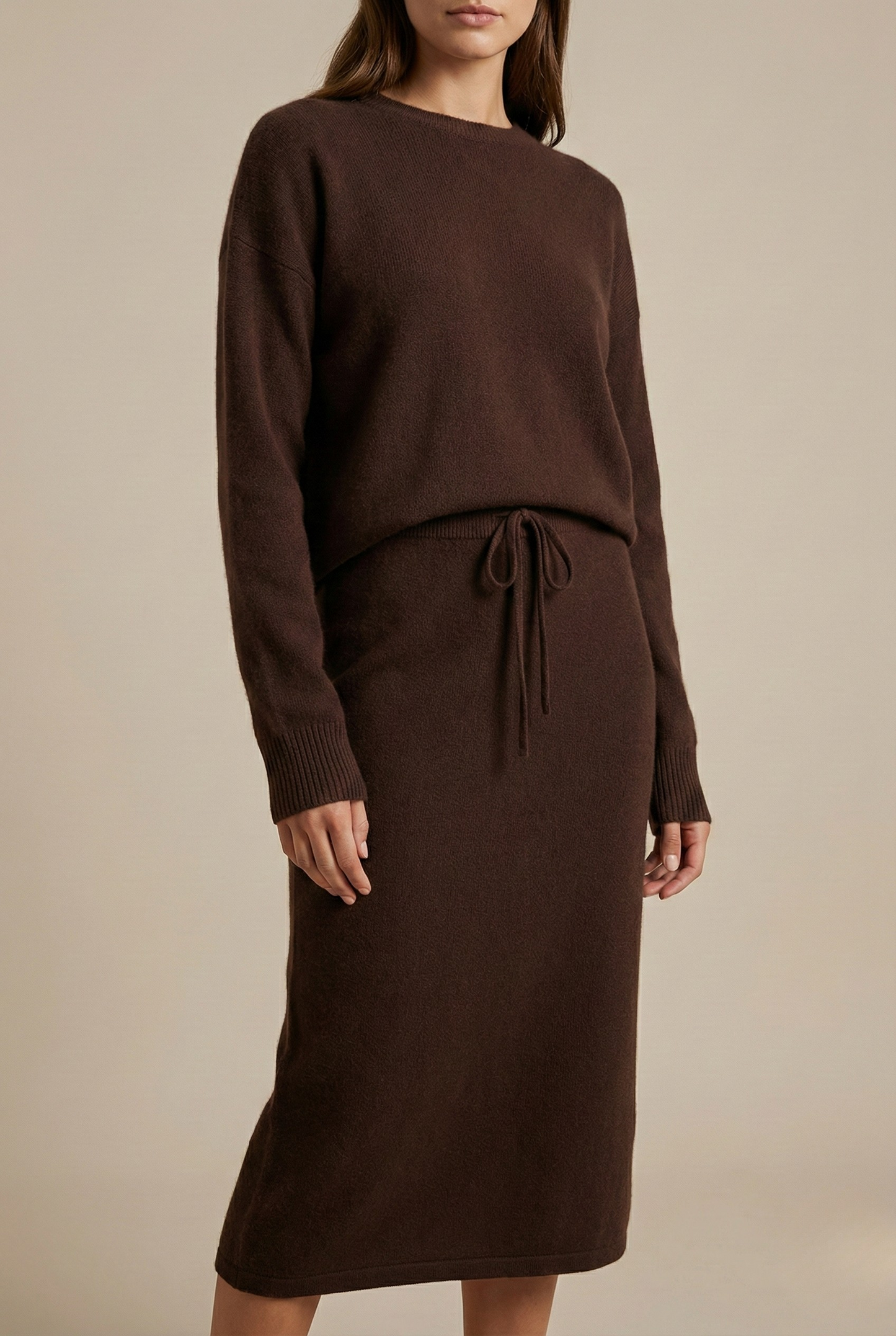 Gebreide Trui & Rok Set voor dames - Warm, Comfortabel & Perfect voor het najaar