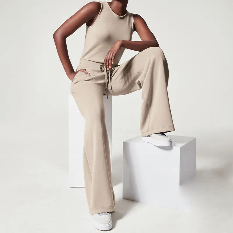 ELIN | Jumpsuit Voor Dames Met Cinch-Taille En Ultralichte Stof – Luchtig, Zacht, Comfortabel