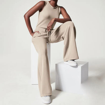 ELIN | Jumpsuit Voor Dames Met Cinch-Taille En Ultralichte Stof – Luchtig, Zacht, Comfortabel