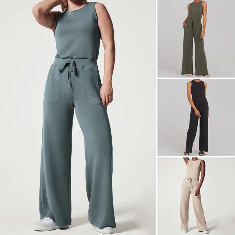 ELIN | Jumpsuit Voor Dames Met Cinch-Taille En Ultralichte Stof – Luchtig, Zacht, Comfortabel