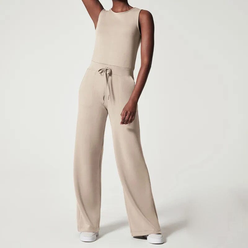 ELIN | Jumpsuit Voor Dames Met Cinch-Taille En Ultralichte Stof – Luchtig, Zacht, Comfortabel
