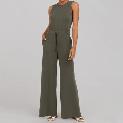 ELIN | Jumpsuit Voor Dames Met Cinch-Taille En Ultralichte Stof – Luchtig, Zacht, Comfortabel