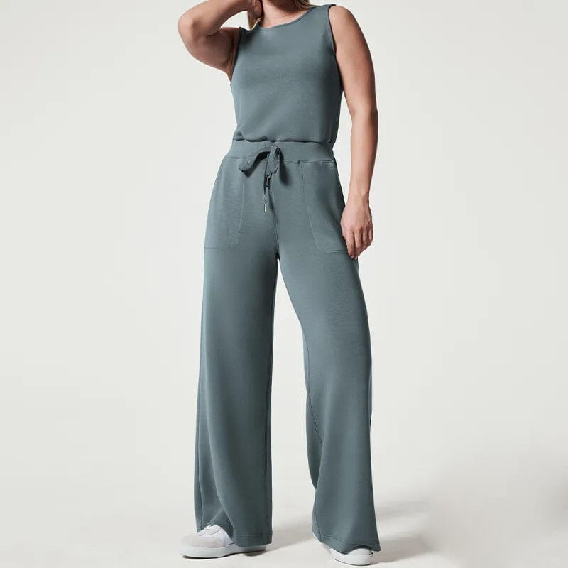 ELIN | Jumpsuit Voor Dames Met Cinch-Taille En Ultralichte Stof – Luchtig, Zacht, Comfortabel