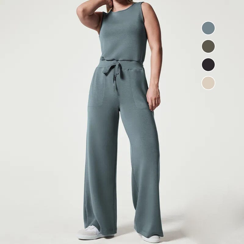 ELIN | Jumpsuit Voor Dames Met Cinch-Taille En Ultralichte Stof – Luchtig, Zacht, Comfortabel