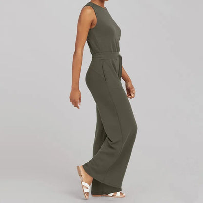 ELIN | Jumpsuit Voor Dames Met Cinch-Taille En Ultralichte Stof – Luchtig, Zacht, Comfortabel