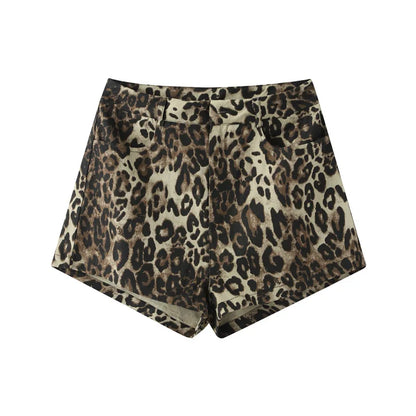 BABET | Dames Luipaard Print Zomer Short - Zomers, Luchtig & Stijlvol