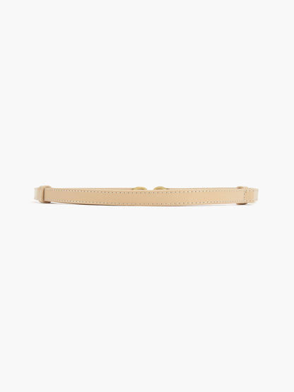 SOFIE | Smalle Leren Damesriem Met Gouden Ringengesp – Stijlvol, Elegant & Verstelbaar