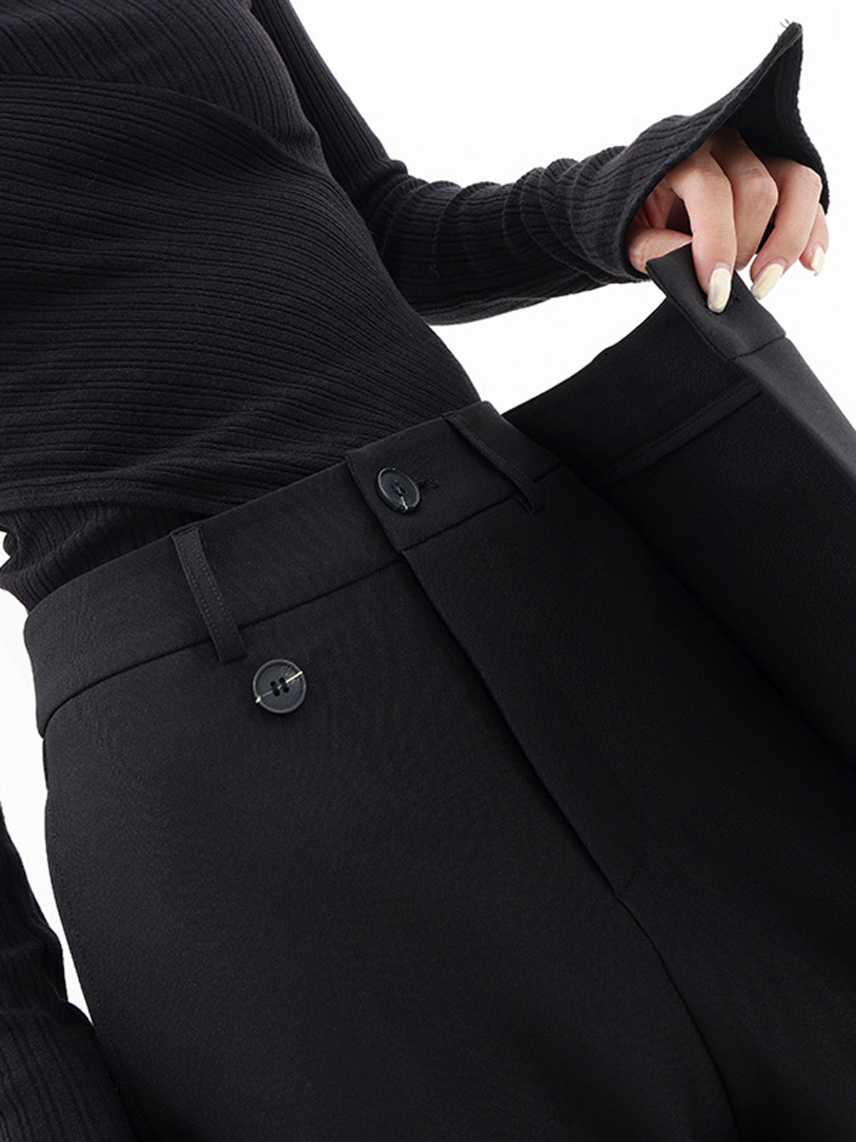 SADE | Dames Panthalon Met asymmetrische Sluiting - Chic, Modieus & Comfortabel