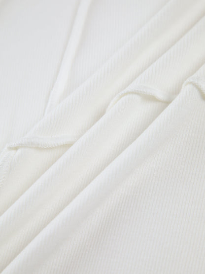 TIRZA | Tijdloze Dames Top Met Lange Mouwen & Verticale Textuur - Veelzijdig & Modieus