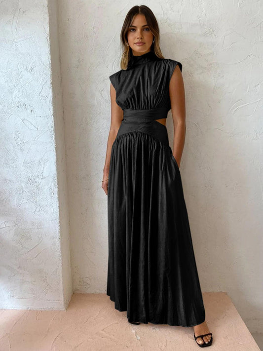 AURORA | Chique Dames Maxi Jurk met Accentuering in de Taille