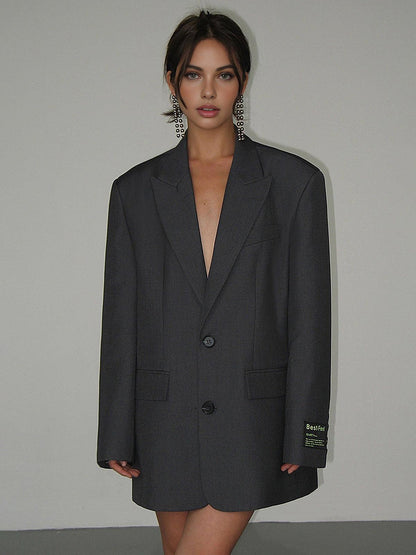 LORÈNE | Oversized Dames Blazer – Tijdloos, Elegant & Altijd te Combineren