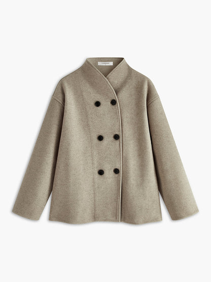 ELVIRA | Stijlvolle Oversized Tussenjas Dames Met Knopen – Tijdloze Klasse Voor Elke Dag