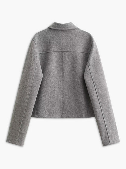 CHARLOTTE | Klassiek Wol Jasje Voor Dames Met Knopen - Modern, Elegant & Klasse