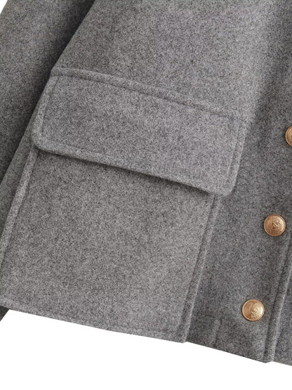 CHARLOTTE | Klassiek Wol Jasje Voor Dames Met Knopen - Modern, Elegant & Klasse