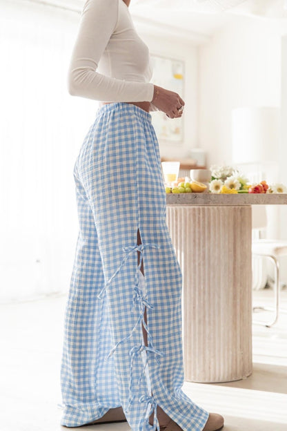 BELLA | Zomerbroek Dames – Comfort & Charme met Strikdetail
