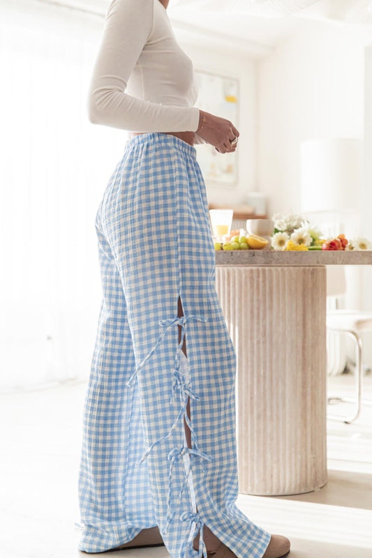 BELLA | Zomerbroek Dames – Comfort & Charme met Strikdetail