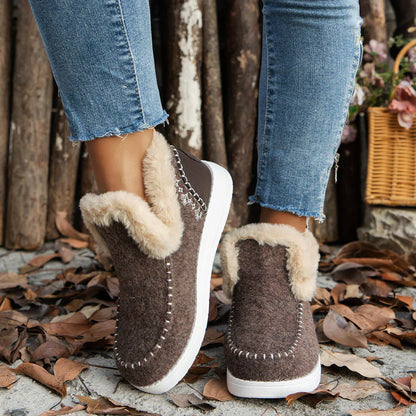 Winterlaarzen Voor Dames | Warme Comfortabele Laarzen Met Antislip Zool