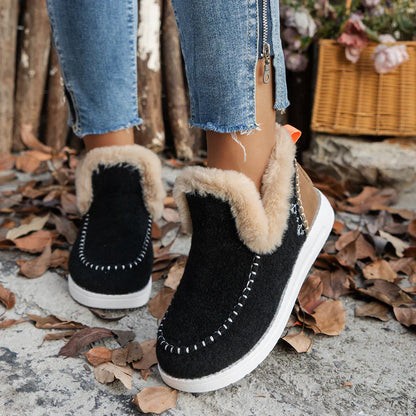 Winterlaarzen Voor Dames | Warme Comfortabele Laarzen Met Antislip Zool