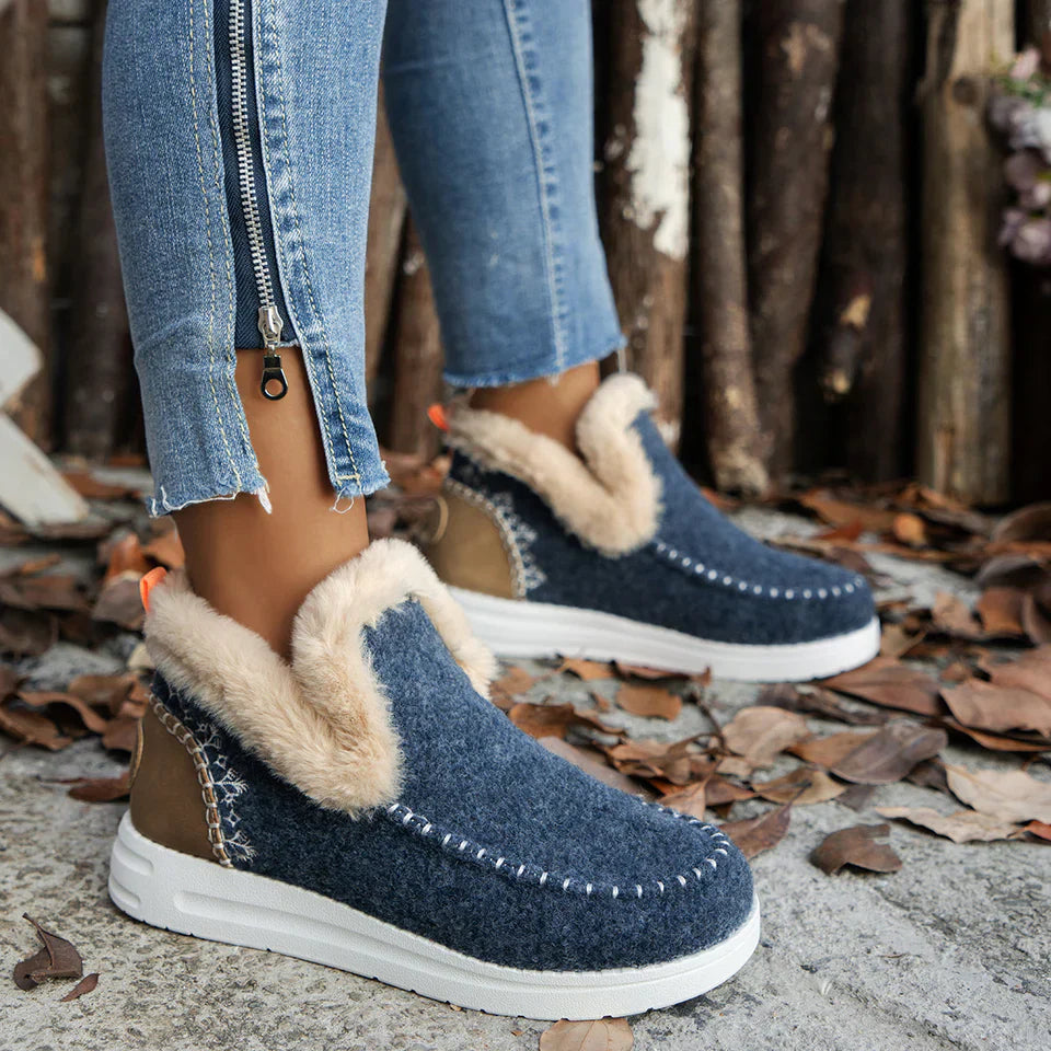 Winterlaarzen Voor Dames | Warme Comfortabele Laarzen Met Antislip Zool