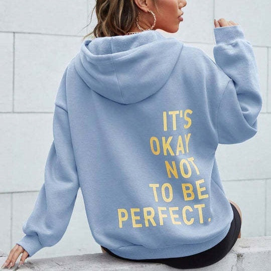 Oversized hoodie met quote | Warm, zelfverzekerd & onweerstaanbaar comfy!