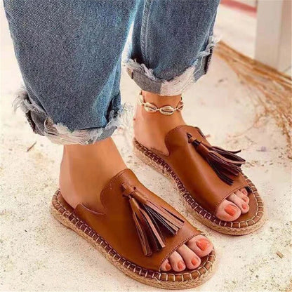 LIRAH | Dames Boho Sandalen Met Kwastjes - Zomers & Luchtig