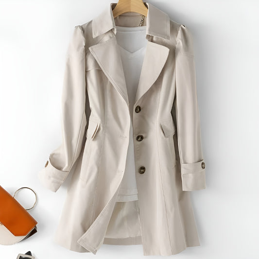 Dames Trenchcoat – Tijdloos, Veelzijdig & Onmisbaar in Elke Garderobe