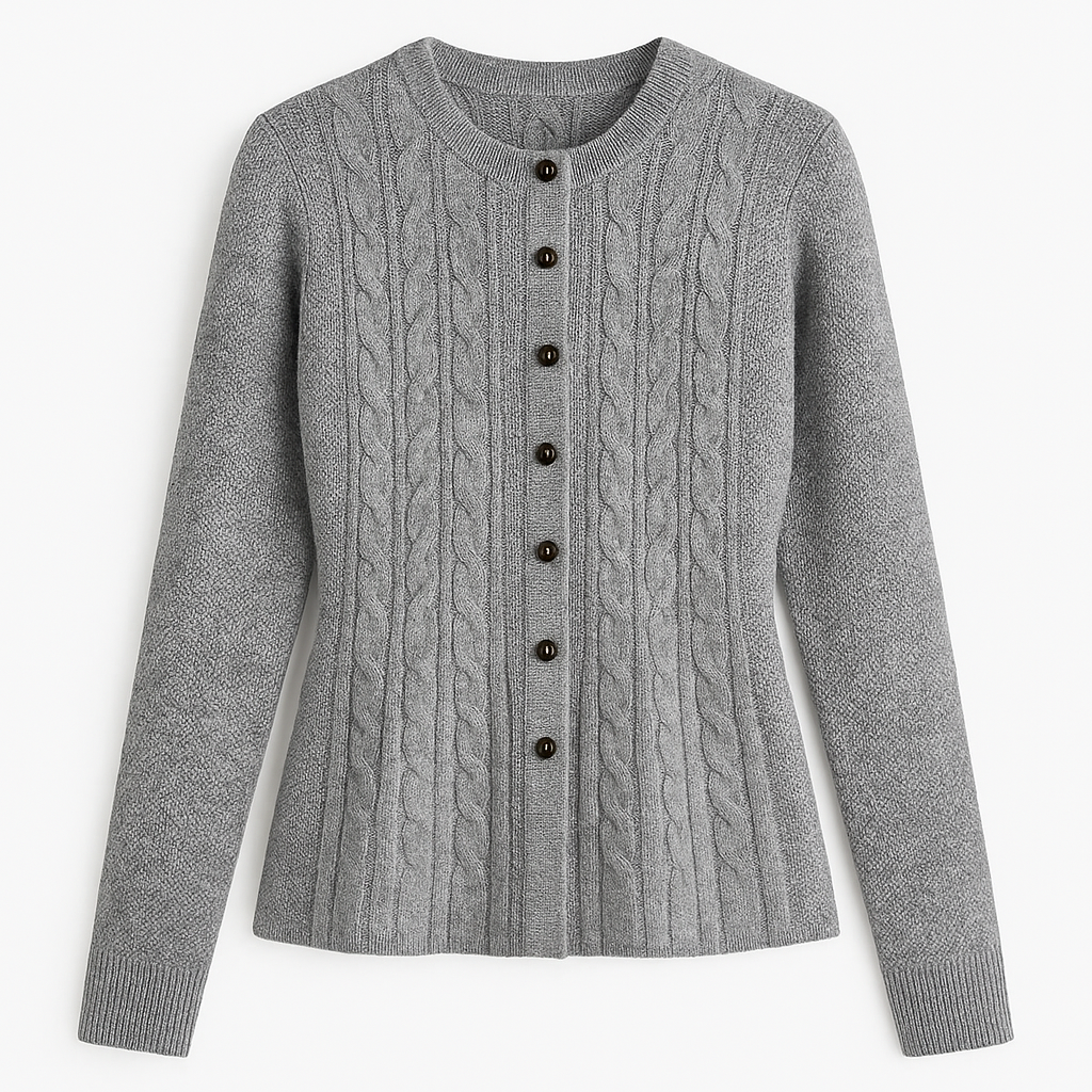 Gevlochten Gebreid Vest Dames – Warm, Stijlvol & Perfect Voor Koelere Dagen