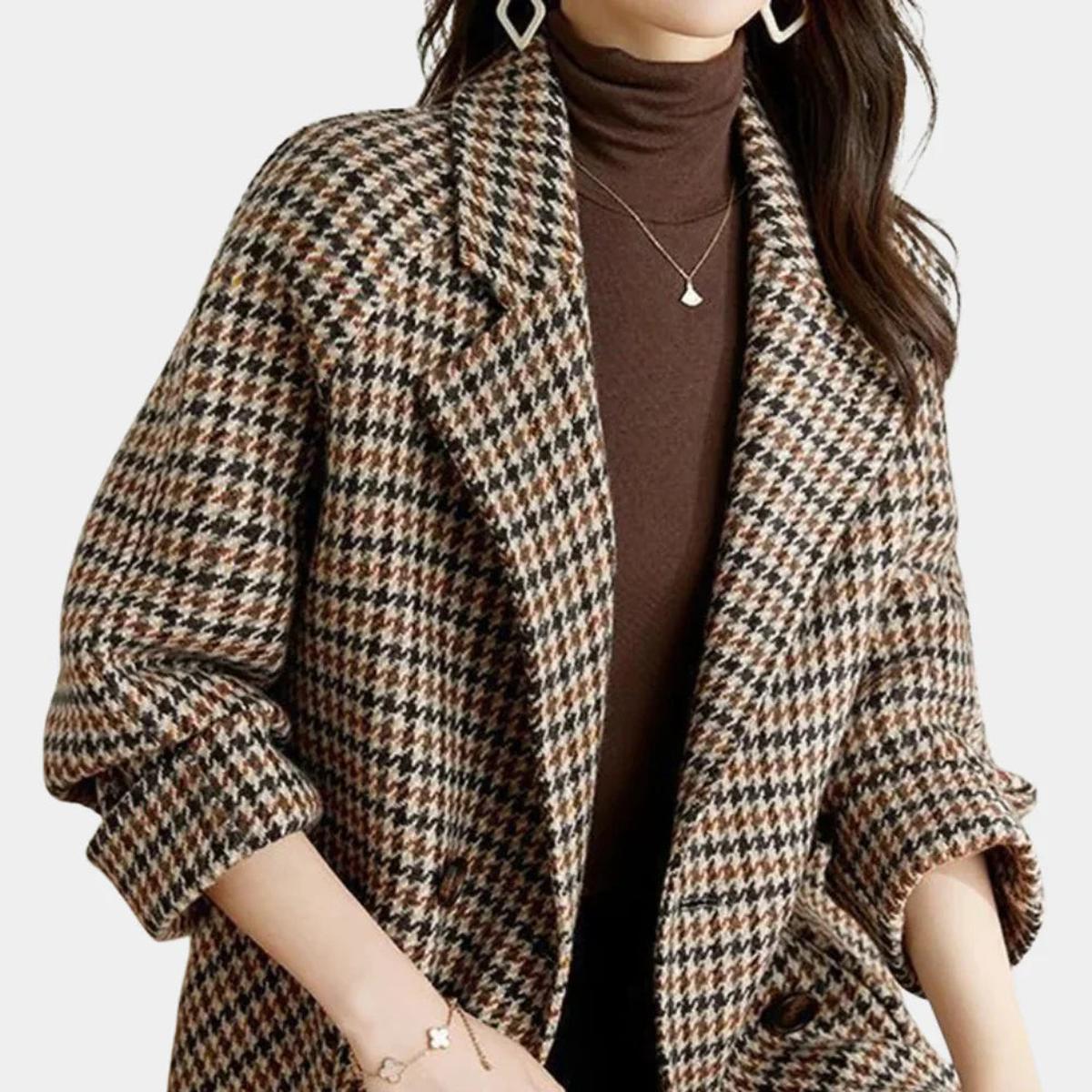 Klassieke Dames Wolmix Jas | Tijdloze Chic & Ongeëvenaarde Warmte