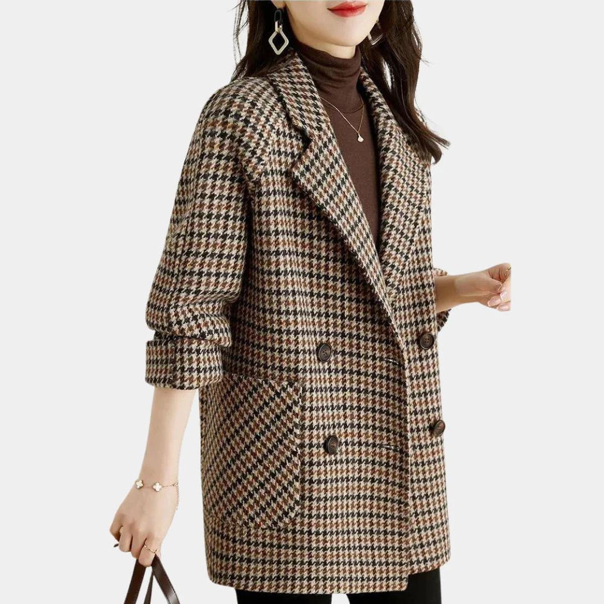 Klassieke Dames Wolmix Jas | Tijdloze Chic & Ongeëvenaarde Warmte