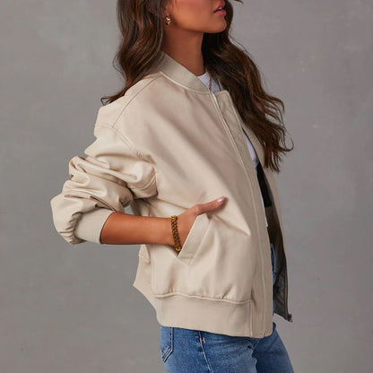 Leren Dames Bomberjack Met Relaxed Fit | Tijdloos, Stoer & Comfortabel