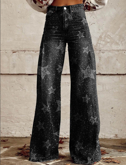 Wide Leg Denim Broek | Comfortabele Pasvorm & Trendy Silhouet