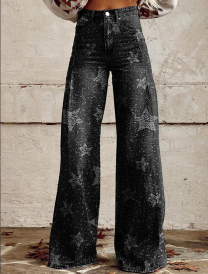 Wide Leg Denim Broek | Comfortabele Pasvorm & Trendy Silhouet