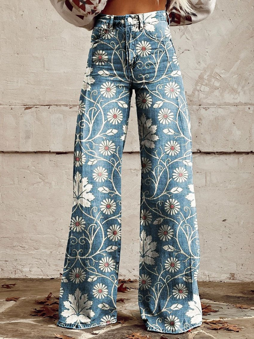 Wide Leg Denim Broek | Comfortabele Pasvorm & Trendy Silhouet