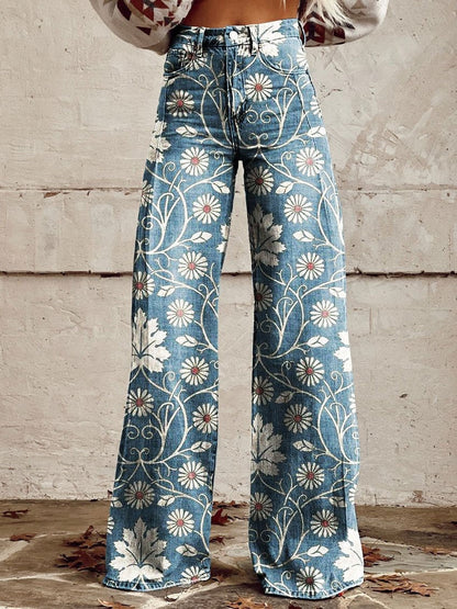 Wide Leg Denim Broek | Comfortabele Pasvorm & Trendy Silhouet
