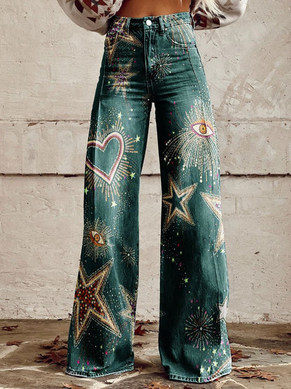 Wide Leg Denim Broek | Comfortabele Pasvorm & Trendy Silhouet
