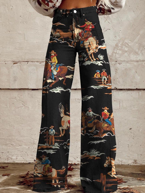 Wide Leg Denim Broek | Comfortabele Pasvorm & Trendy Silhouet