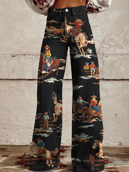 Wide Leg Denim Broek | Comfortabele Pasvorm & Trendy Silhouet