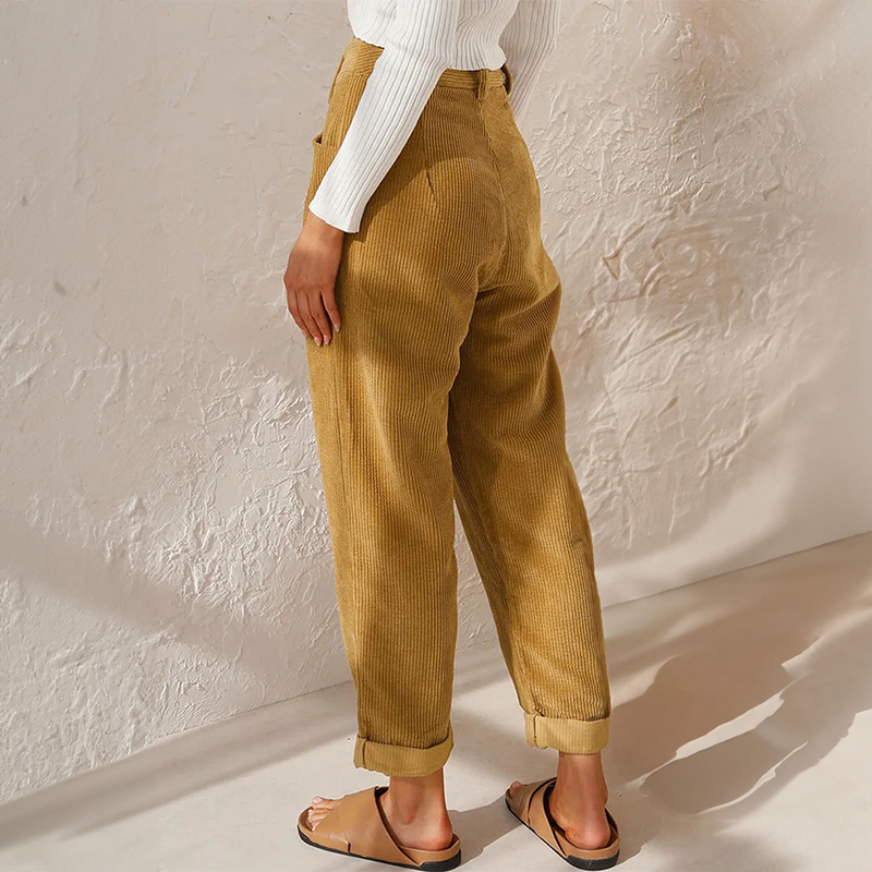 Corduroy Comfort Broek | Zachte Ribstof & Relaxte Pasvorm